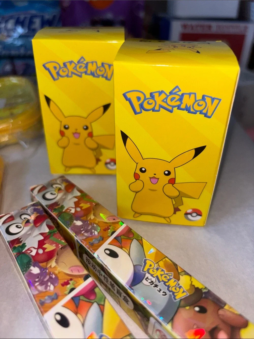 Marvel Yellow Pikachu Kids Pencil Case and Stationery Set